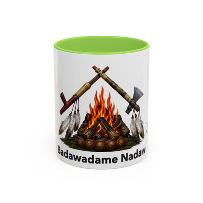Potawatomi Native Pride Campfire Mug — Badawadame Nadaw Design (11oz/15oz)