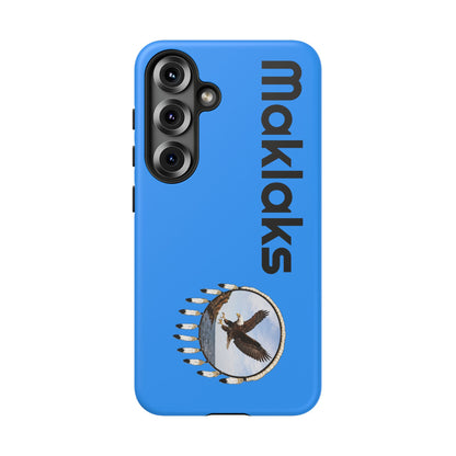 Modoc Blue 'Maklaks' Tough Phone Case with Eagle Drum Design
