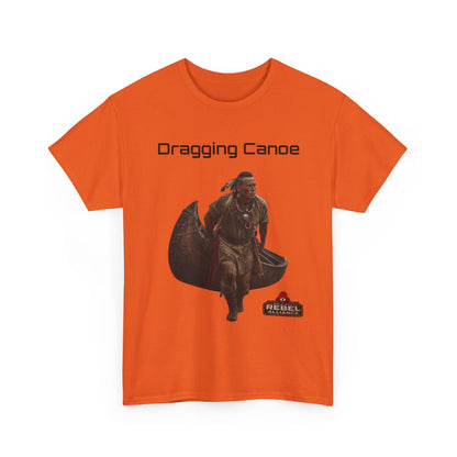 Dragging Canoe Canoe Warrior T-Shirt — Native American Historical Tribute Tee