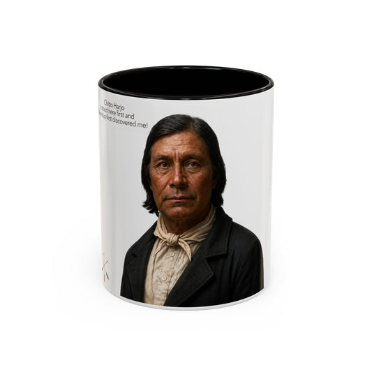 Chitto Harjo Portrait Mug — Historical Native American Portrait Coffee Mug (11oz, 15oz)