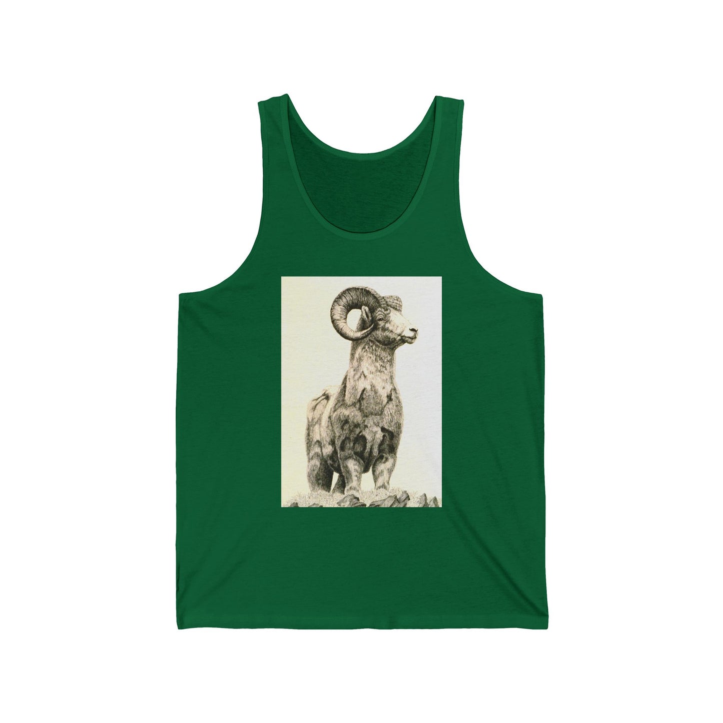 Ram Skull & Arrow Tank Top — Rustic Boho Graphic Tank