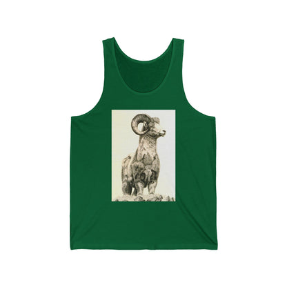 Ram Skull & Arrow Tank Top — Rustic Boho Graphic Tank