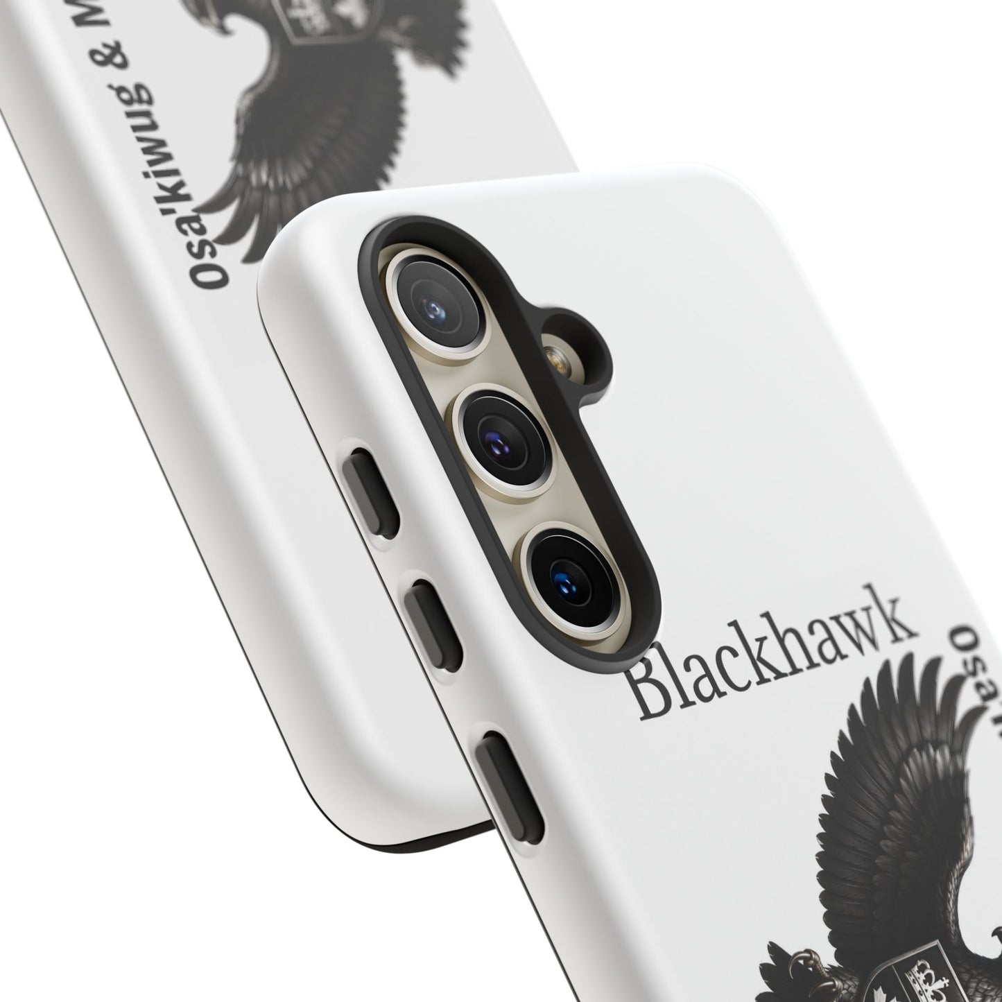 Sac&Fox Phone Case — 'Blackhawk' Raven Crest Protective Tough Case