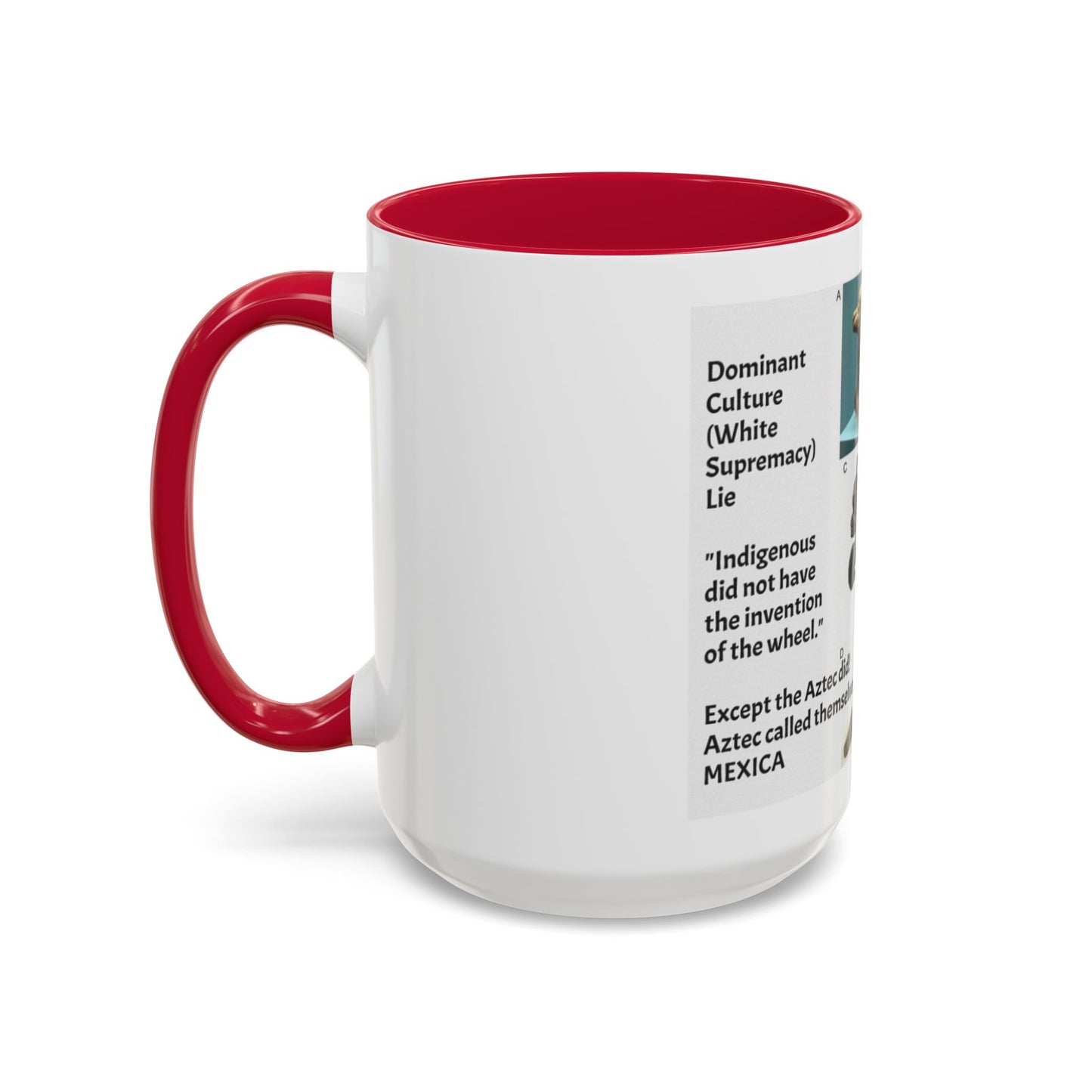 Aztec Artifact Photos Collage Coffee Mug (11oz/15oz)