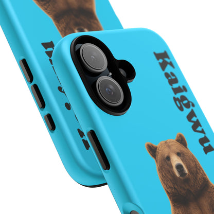 Kiowa Tough Cases: Personalized Kaigwu Tough Phone Case with Horse Rider Design