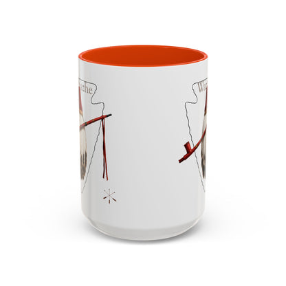 Osage Wazhazhe Tribal Feather Mug (11oz & 15oz) — Native-Inspired Coffee Cup