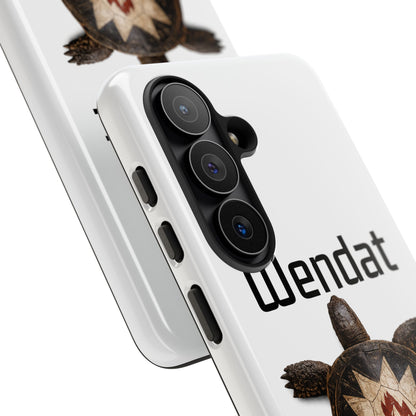 Wyandotte Wendat Turtle Phone Case — Indigenous Turtle Shield Design