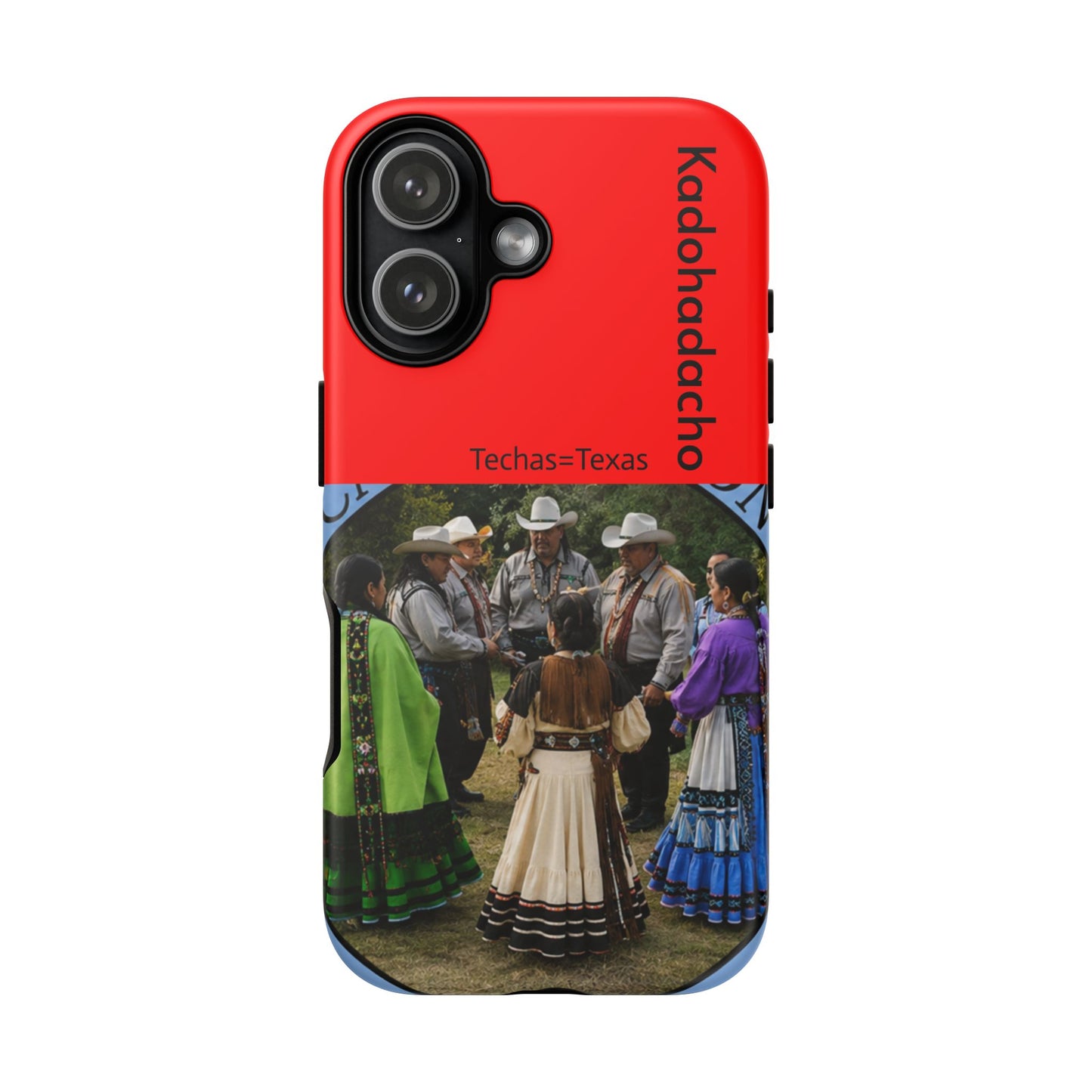 Caddo Phone Case – Native Dancers Photo Design (Kaddhadachto)