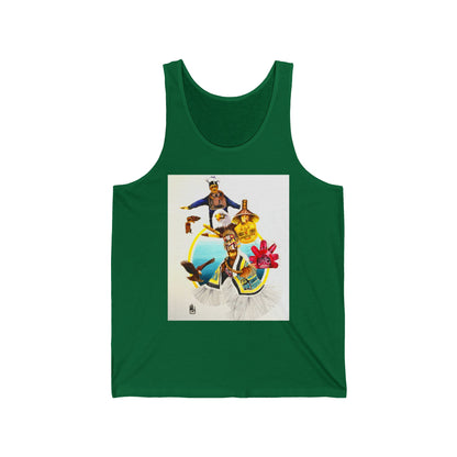 Tlingit Tank Top — Retro Beach Graphic Jersey Tank