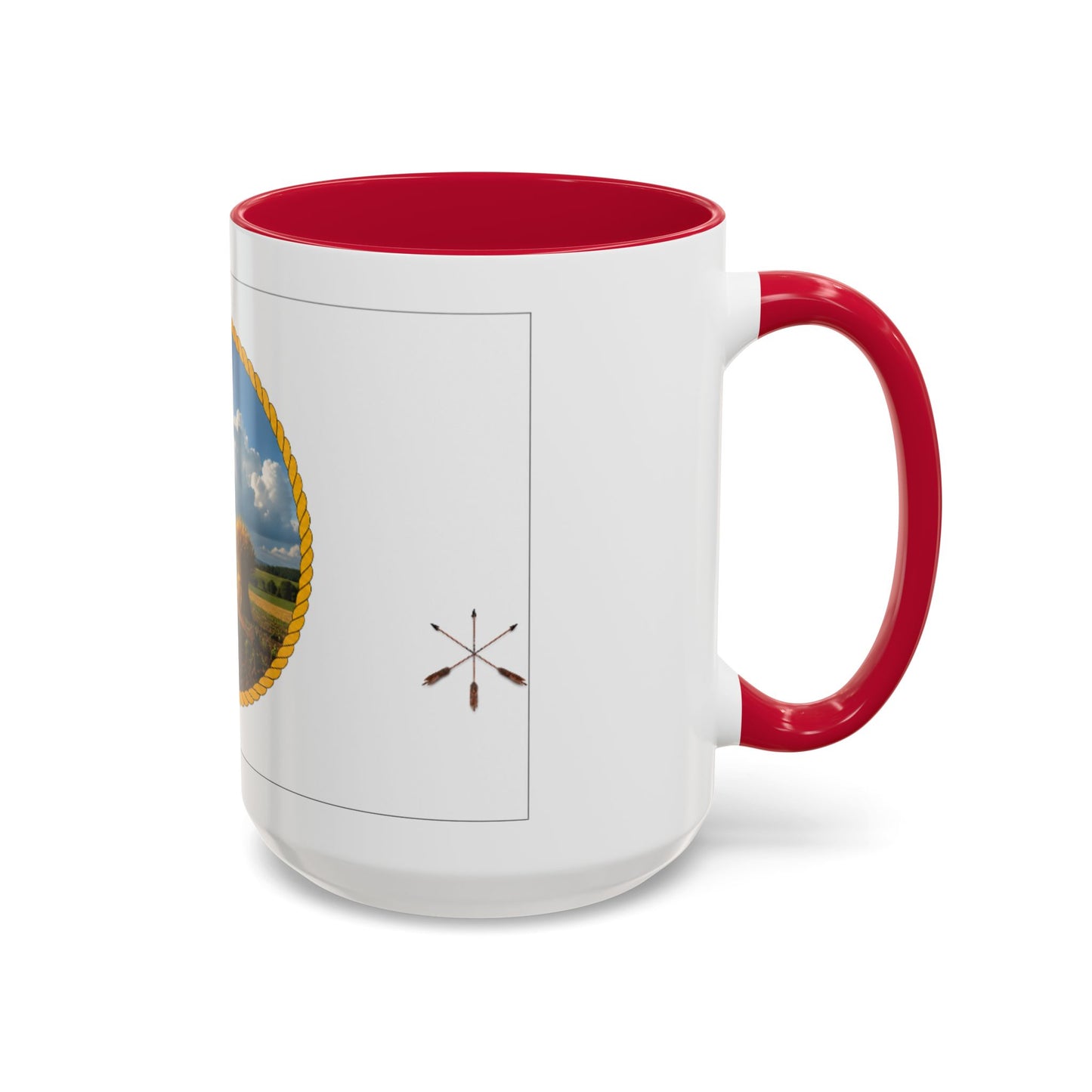 Muscogee Scenic Harvest Coffee Mug – Rustic Countryside Landscape 11oz/15oz
