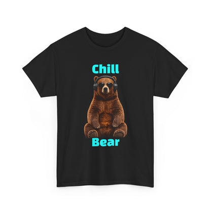 Chill Bear Tee — Cute Relaxed Bear Graphic T-Shirt