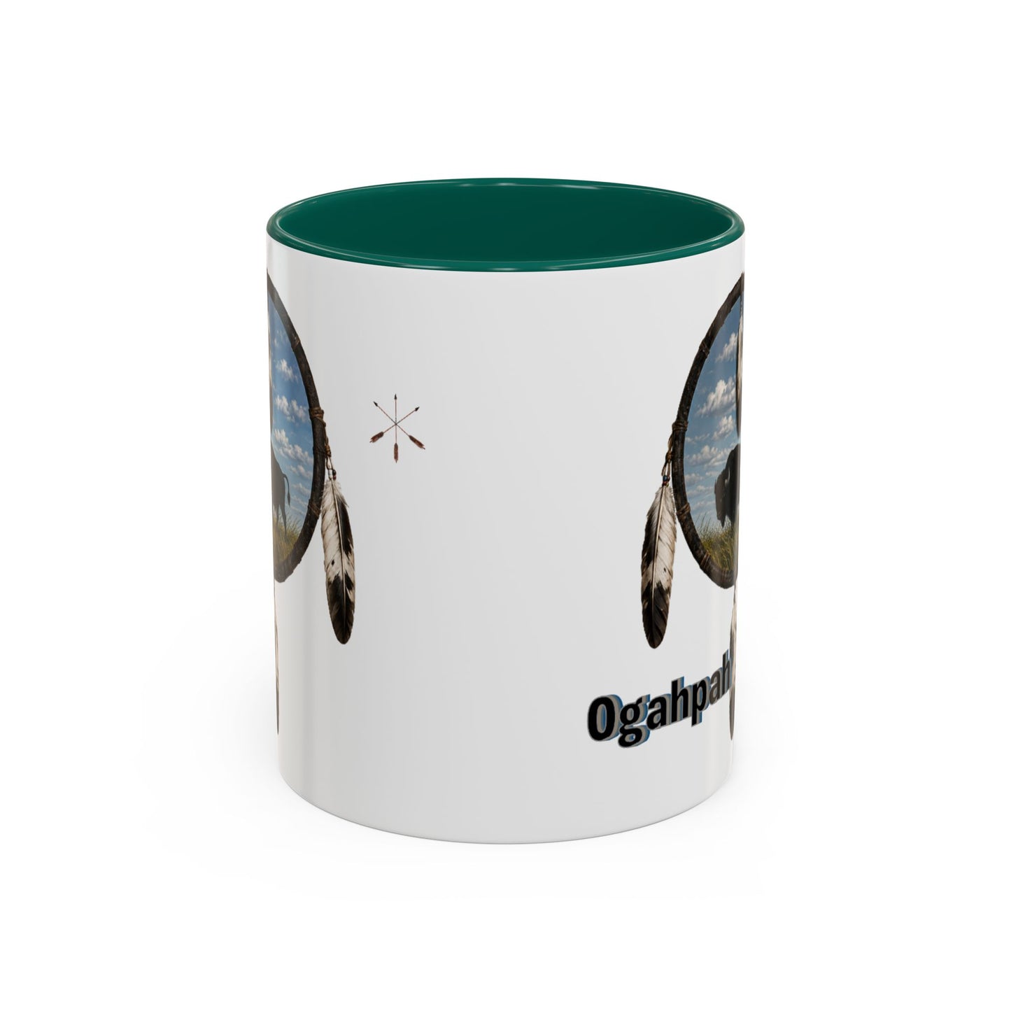 Quapaw Buffalo Mug – Ogahpah Native Spirit Ceramic Coffee Cup (11oz/15oz)