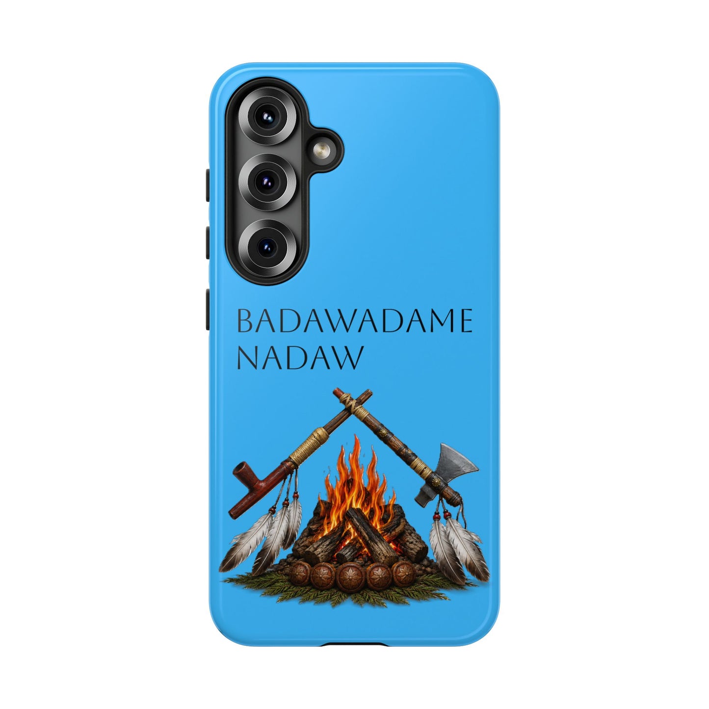 Pottawatomi Tough Cases: 'Badawadame Nadaw' Campfire & Tools Phone Case