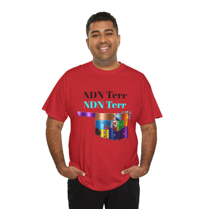 NDN Terr Oklahoma Map Tee — Native Pride Graphic T-Shirt with Arrows