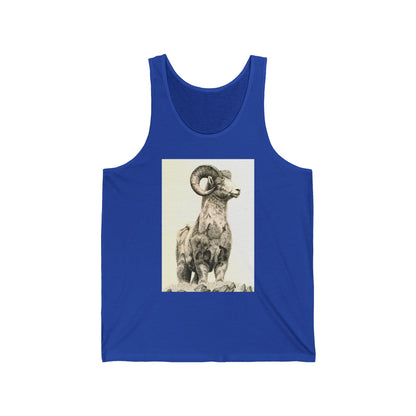 Ram Skull & Arrow Tank Top — Rustic Boho Graphic Tank