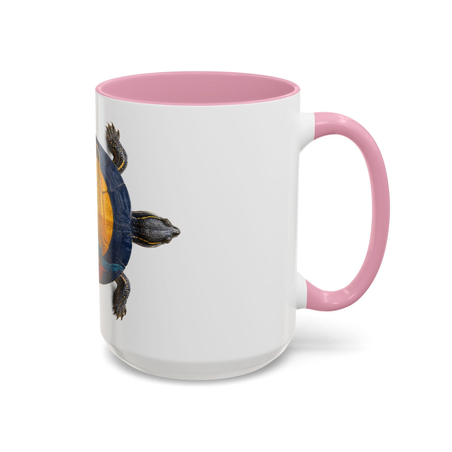 Delaware West Colorful Turtle Coffee Mug — Vibrant Hand-Painted Shell Design (11oz/15oz)