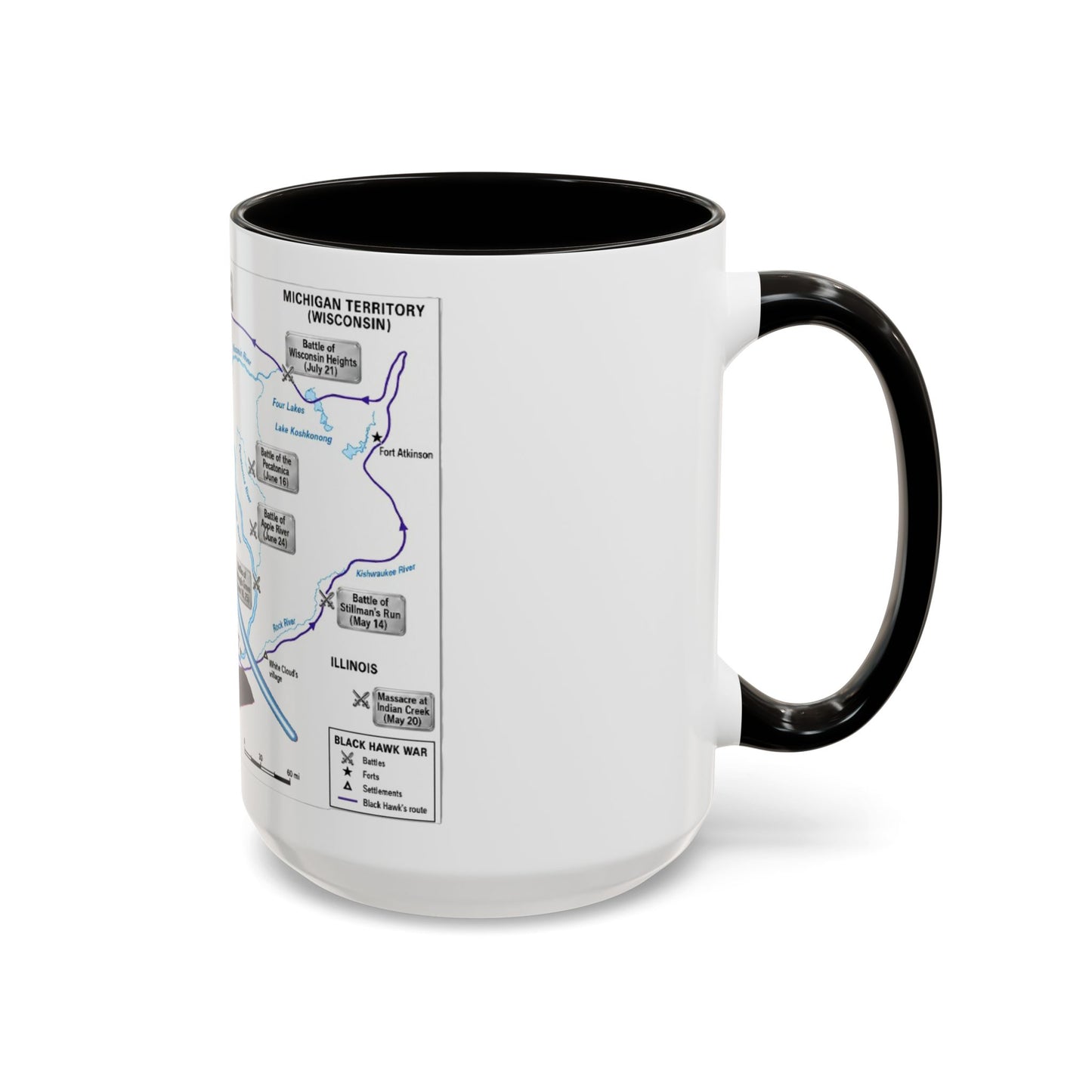 Blackhawk Map Mug — Obi-Wan Kenobi Illustrated Coffee Cup (11oz/15oz)