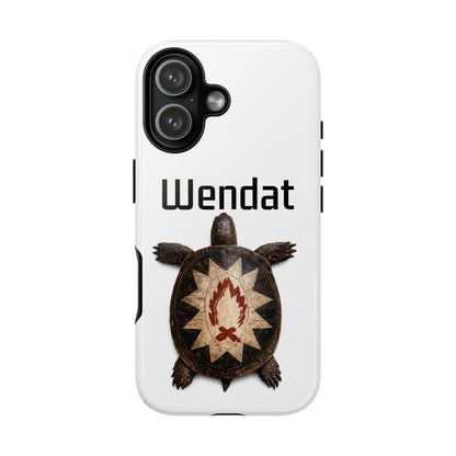 Wyandotte Wendat Turtle Phone Case — Indigenous Turtle Shield Design