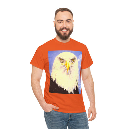 Bald Eagle Graphic Tee — Patriotic Vintage Bird T-Shirt with Arrow Back Design
