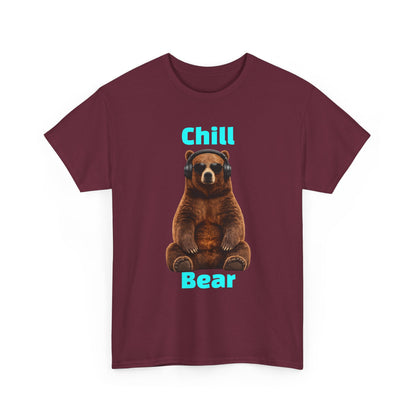 Chill Bear Tee — Cute Relaxed Bear Graphic T-Shirt