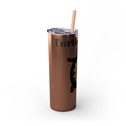 Wyandotte Skinny Tumbler with Straw, 20oz