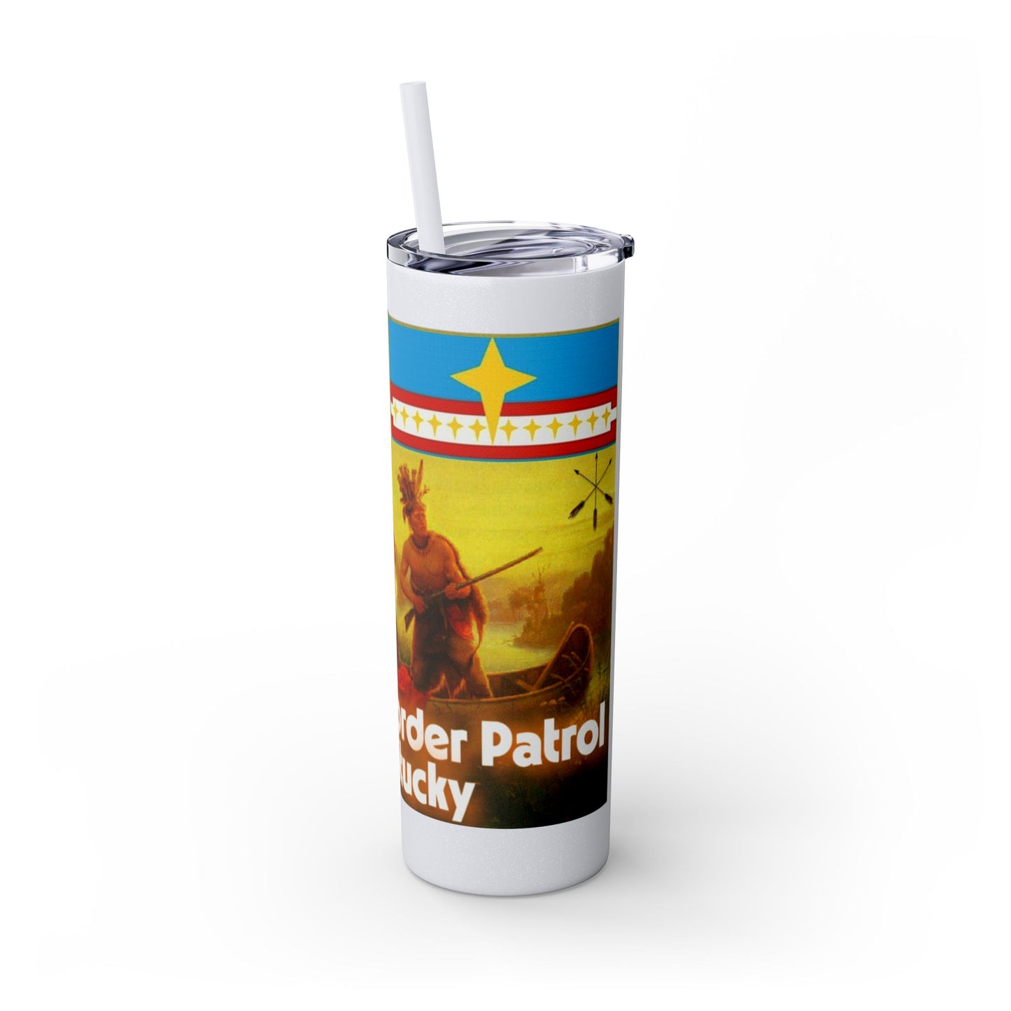 Shawnee N Skinny Tumbler with Straw, 20oz