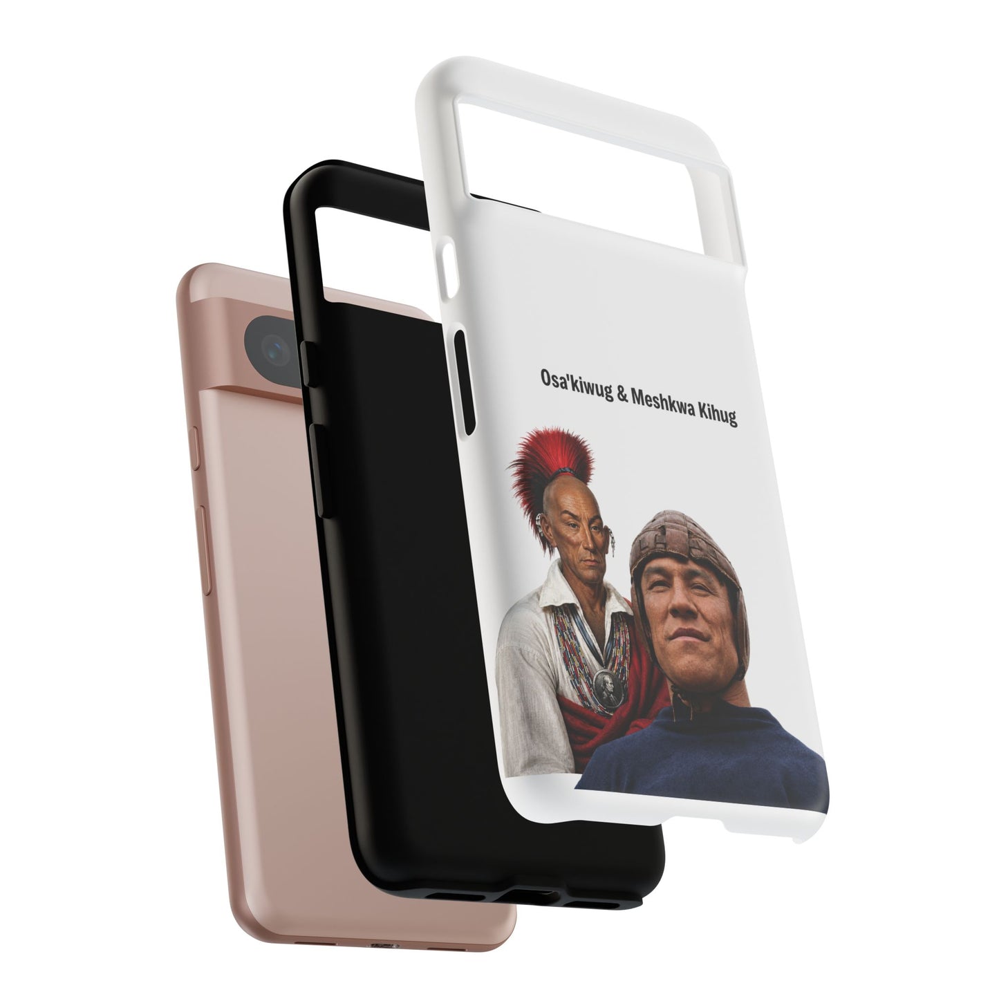 Sac&Fox Phone Case — 'Blackhawk' Raven Crest Protective Tough Case