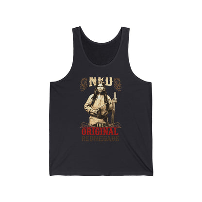 Original Rednegade Tank Top — Vintage Native American Warrior Graphic