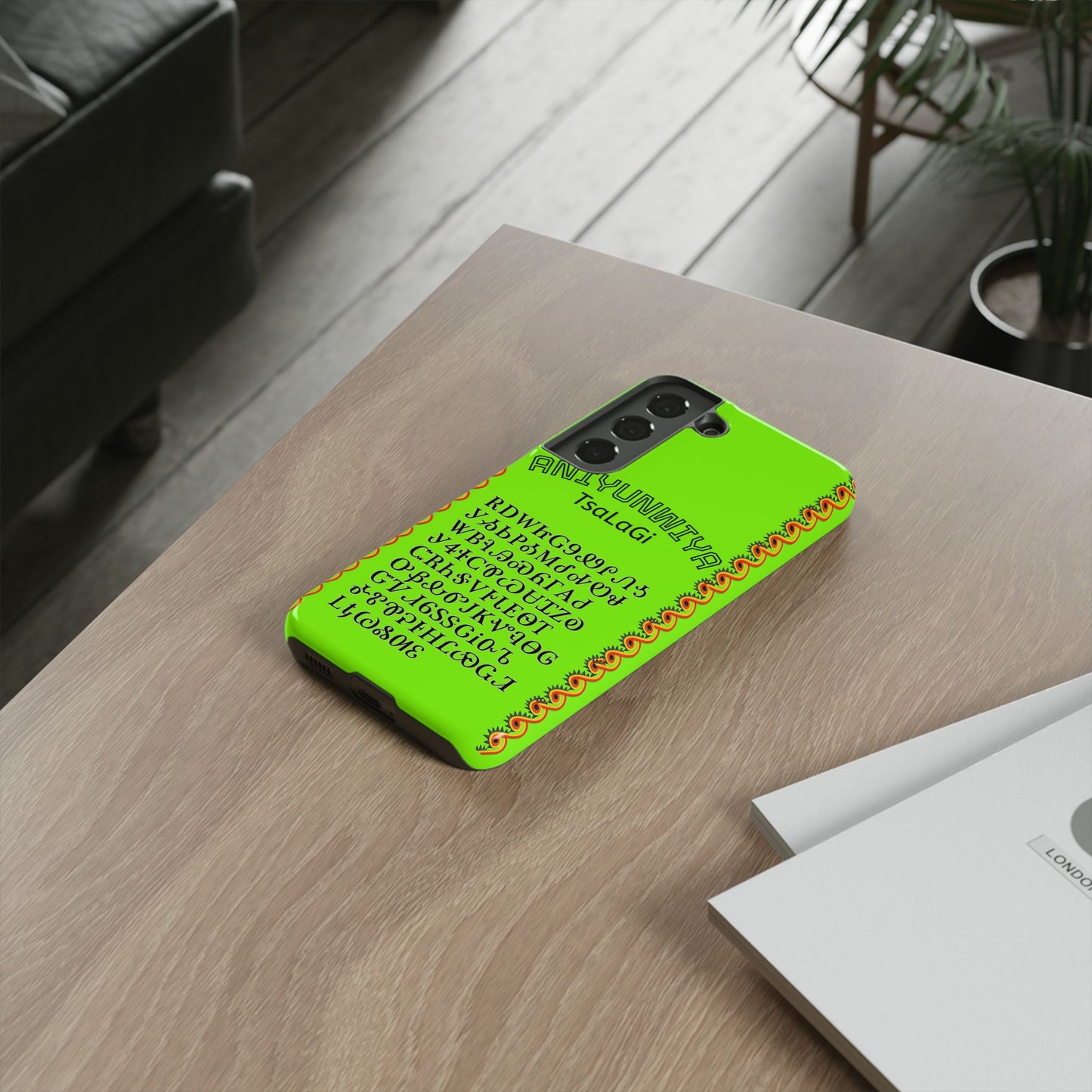 Cherokee Phone Case — Anityuniwya TsaLaGi Star Design (Protective Tough Case)