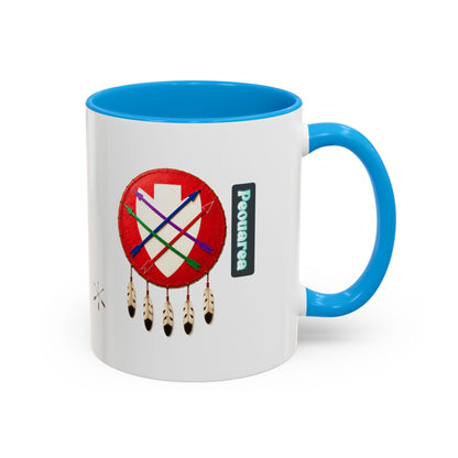 Peoria Powawera Dreamcatcher Coffee Mug — Colorful 11oz & 15oz Ceramic