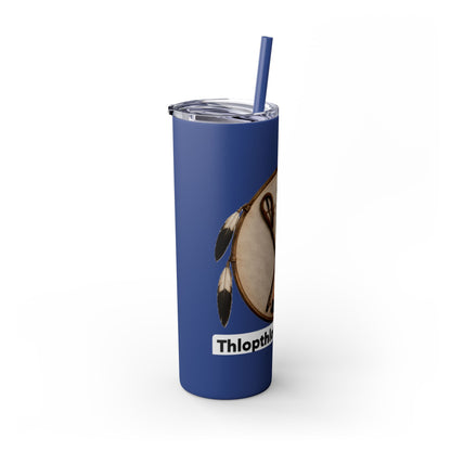 Thlopthlocco Skinny Tumbler with Straw, 20oz