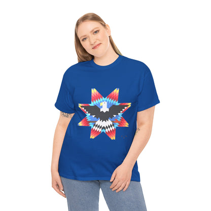 Native Star Eagle Graphic Tee with Arrow Backprint