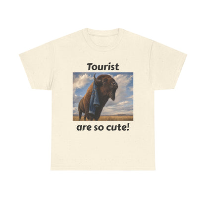 Tourist Are So Cute! T-Shirt — Funny Bison Photo Tee