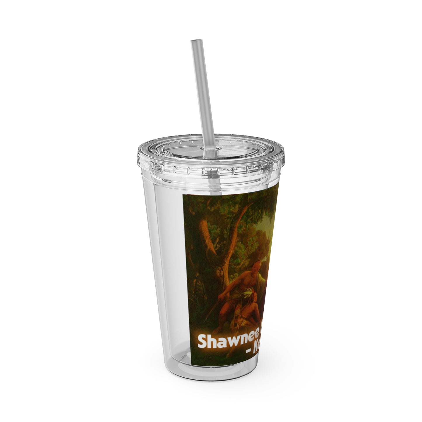 Shawnee N Sunsplash Tumbler with Straw, 16oz