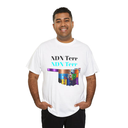NDN Terr Oklahoma Map Tee — Native Pride Graphic T-Shirt with Arrows
