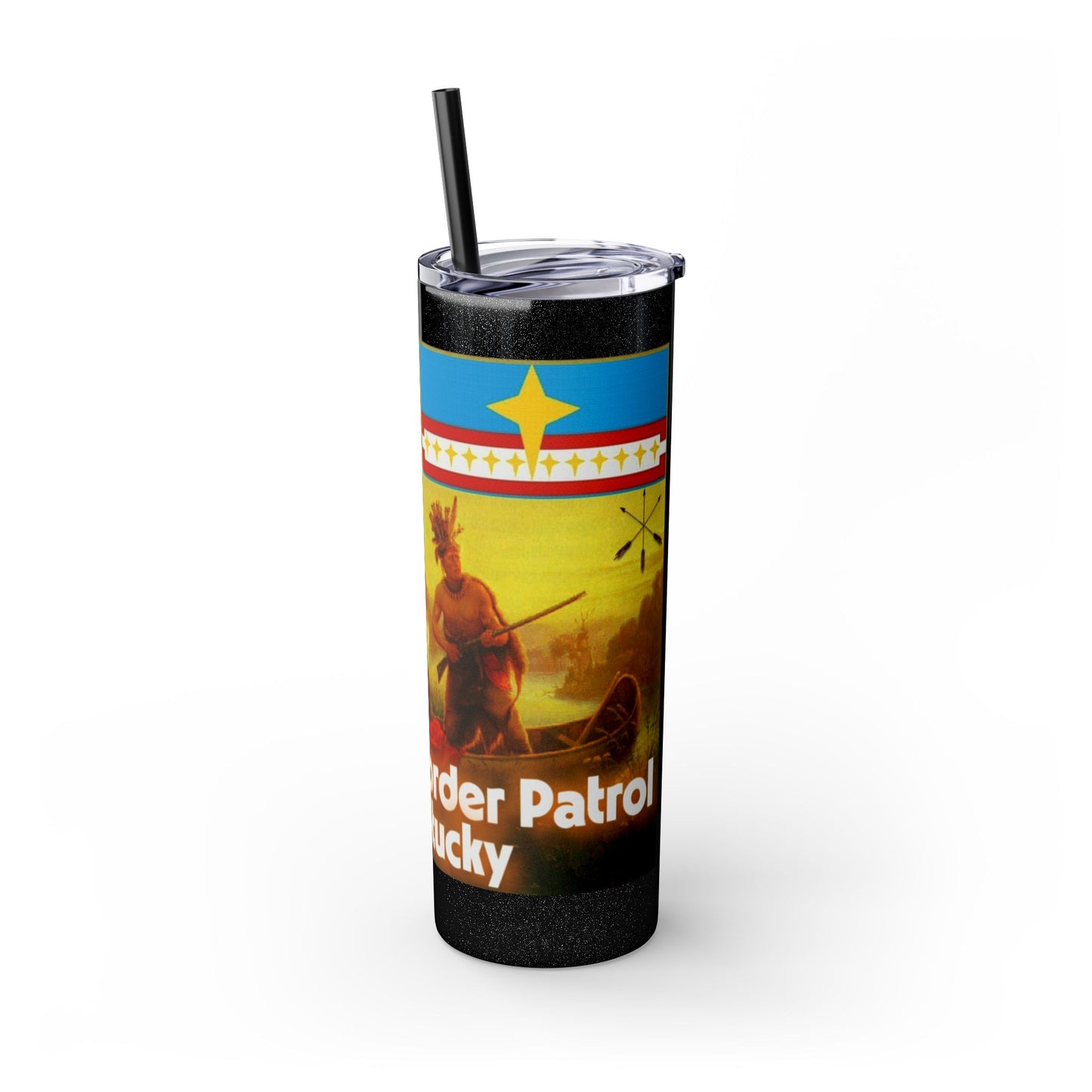Shawnee N Skinny Tumbler with Straw, 20oz