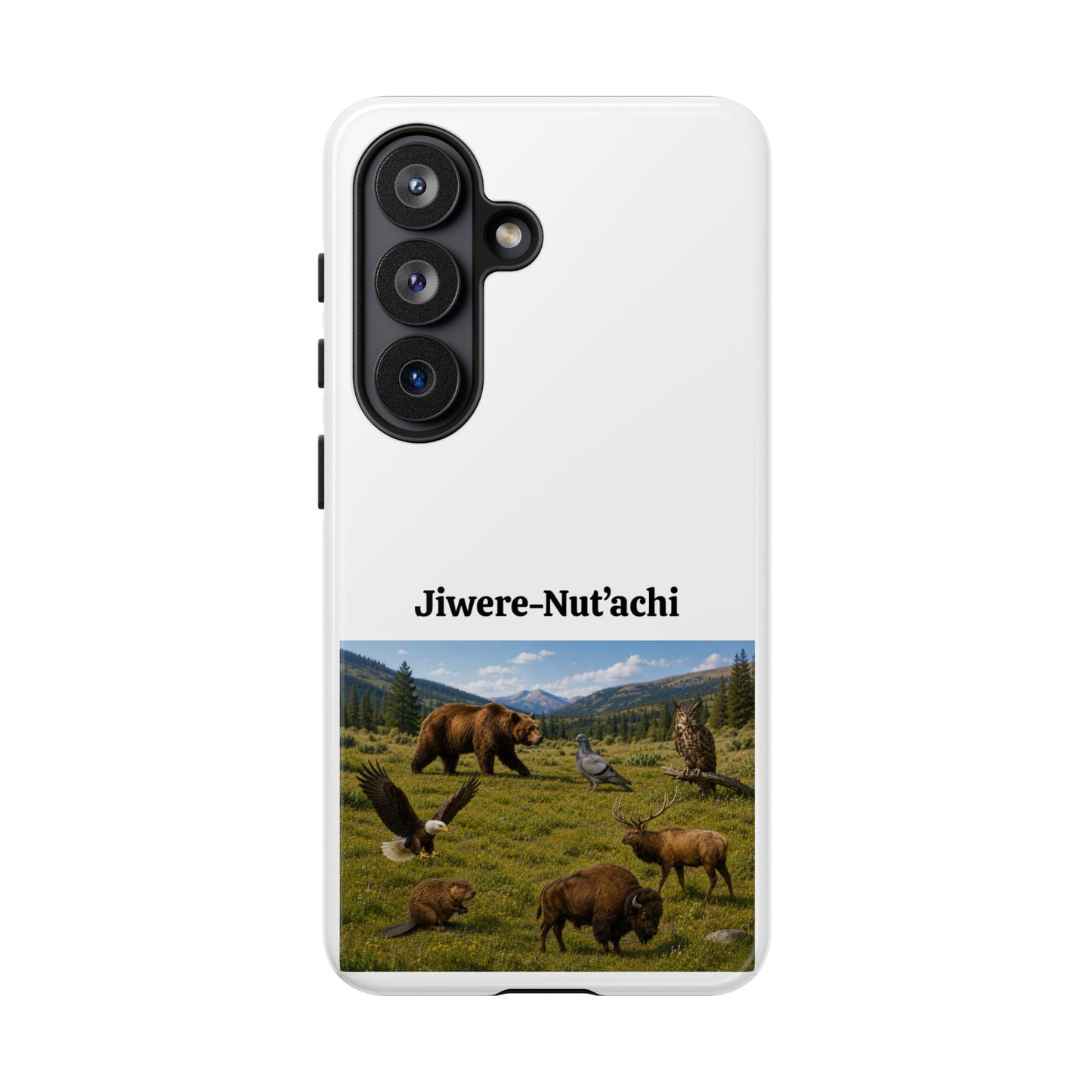 Otoe-Missouria Phone Tough Case — Bold 'Tough Cases' Graphic Protective Cover