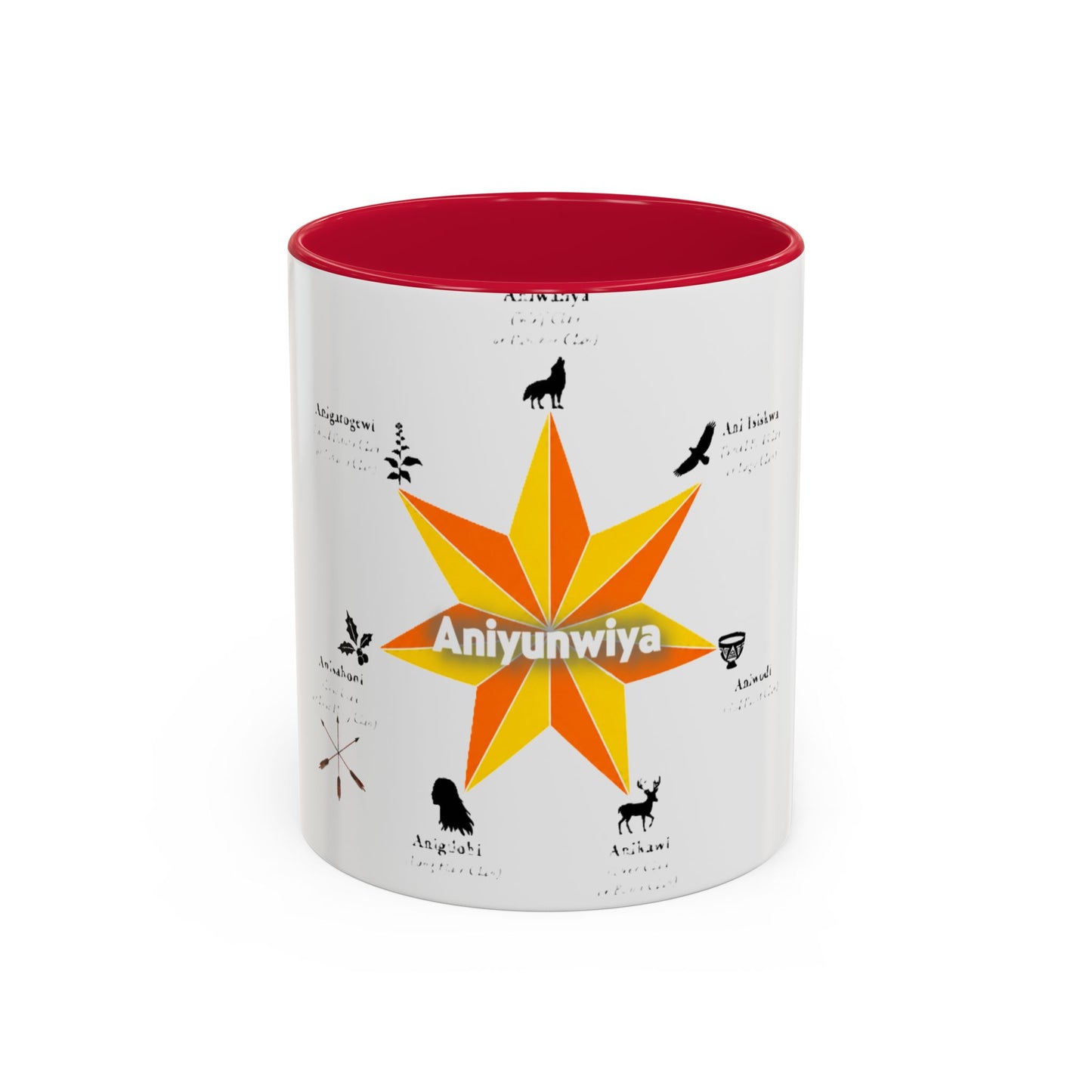 Aniyunwiya Star Map Coffee Mug — Native Seneca/Onondaga Language Names