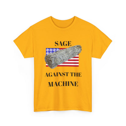 Sage Against the Machine T-Shirt — American Flag Smudge Stick Tee