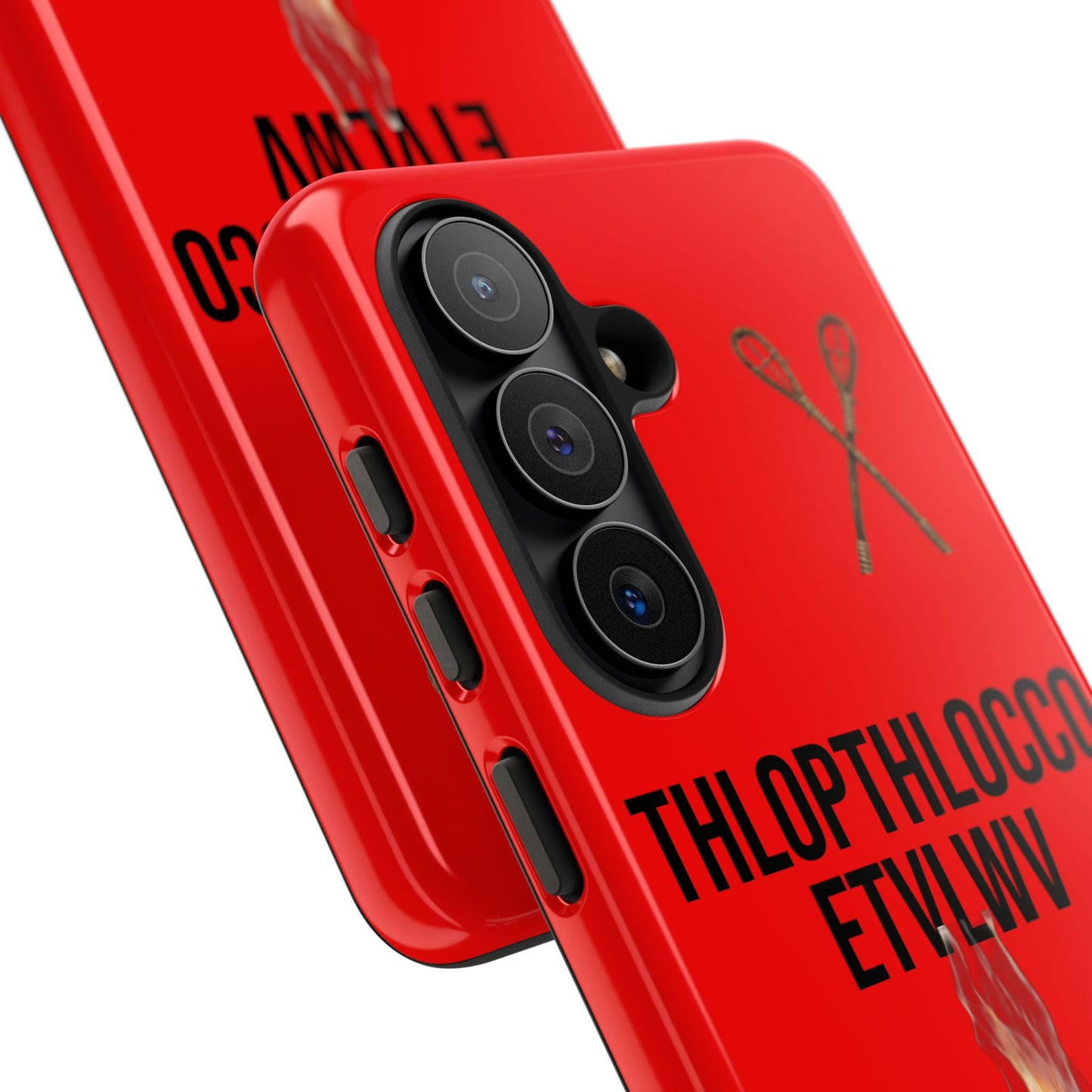Thlopthlocco Protective Phone Case —  Text "THLOPTHLOCCO ETVLWV"