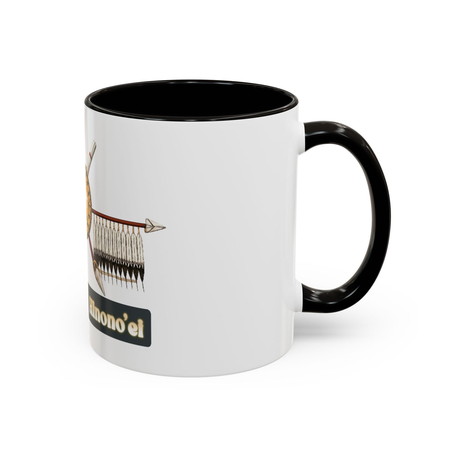 Cheyenne Arapaho Native Heritage Shield Coffee Mug – 'Tsistsistas / Hinono’ei' 11oz & 15oz