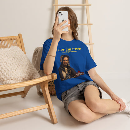 Lvmhe Cate Portrait Tee — Rebel Alliance Retro Sci‑Fi Graphic Shirt