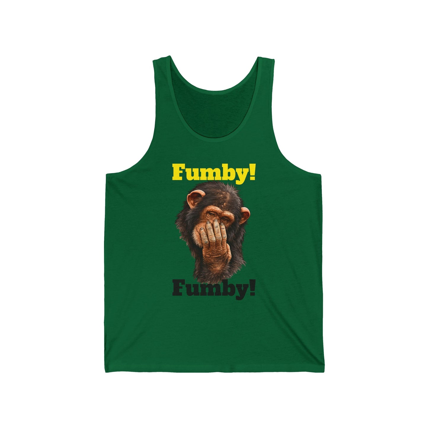 Fumby! Funny Monkey Tank Top — Quirky Graphic Summer Tank