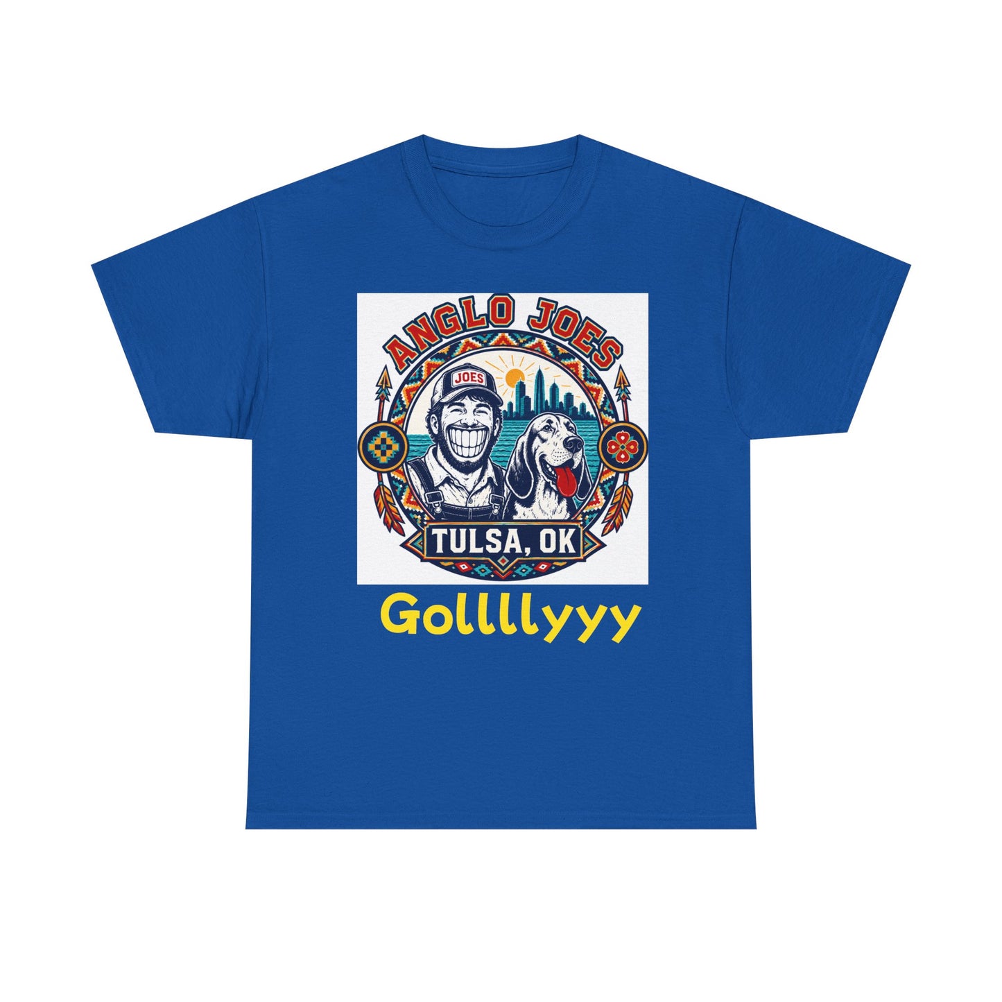 Tulsa Anglo Joe’s Tee — 'Gollllyyy' Retro Sports Graphic T-Shirt