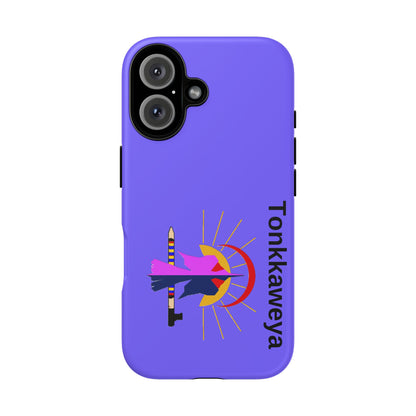 Tonkawa Phone Case — Tonkkaweya Sunrise Design (Protective Purple Hard Shell)