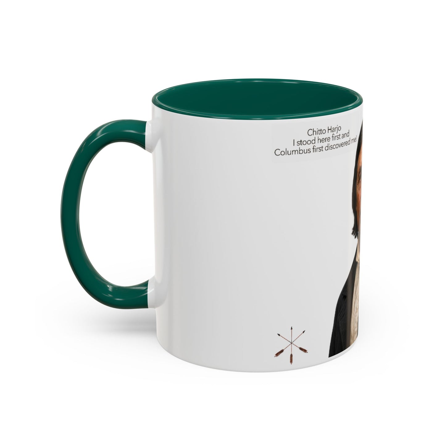 Chitto Harjo Portrait Mug — Historical Native American Portrait Coffee Mug (11oz, 15oz)