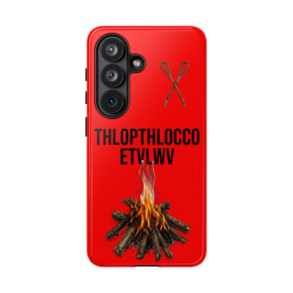 Thlopthlocco Protective Phone Case —  Text "THLOPTHLOCCO ETVLWV"
