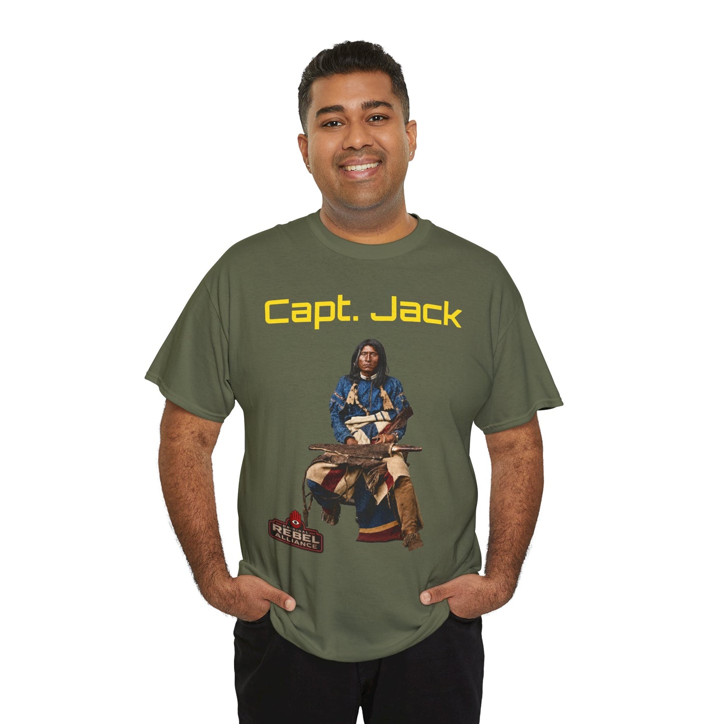 Capt. Jack Graphic Tee — Vintage Captain Illustration Shirt