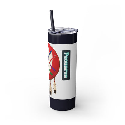 Peoria 20oz Skinny Tumbler with Dreamcatcher Shield Design