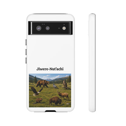 Otoe-Missouria Phone Tough Case — Bold 'Tough Cases' Graphic Protective Cover